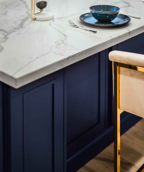 Wood trim for kitchen cabinets