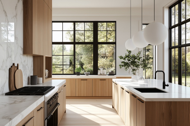 Modern black hardware for cabinetry Modern black hardware for cabinetry