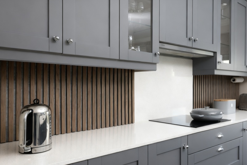 Sleek Grey Shaker Framed Cabinet Styles