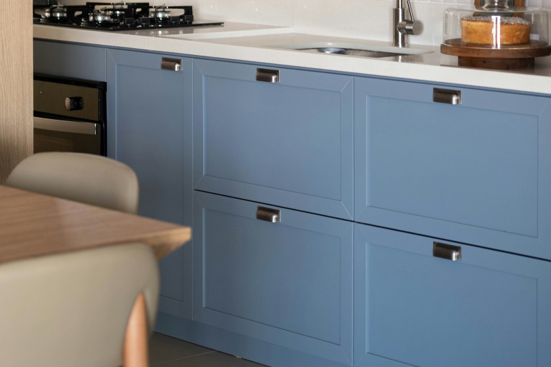 Durable UV-coated kitchen storage