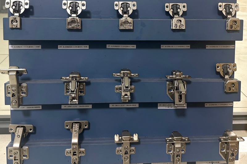 Space saving glass door cabinet solutions