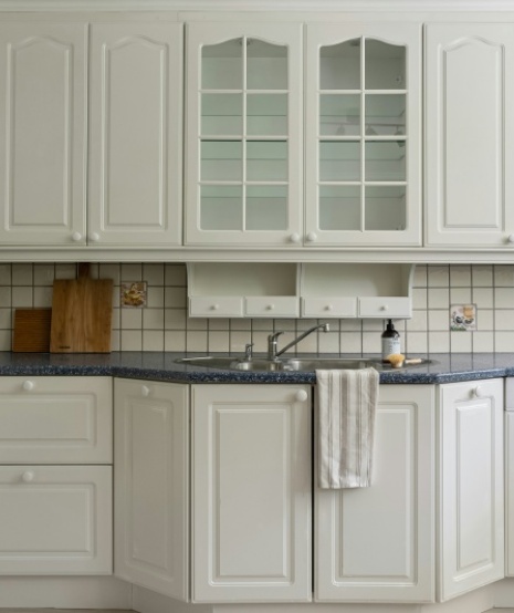 Painting oak cabinets white step by step