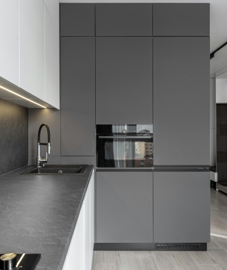 Premium flat door kitchen cupboards