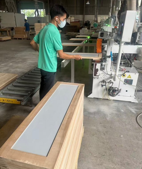 Oak cabinetry manufacturing in Vietnam