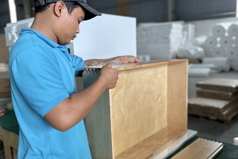 White Oak Cabinetry with Quality Finish