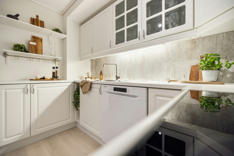 Modern white kitchen cabinet design Modern white kitchen cabinet design