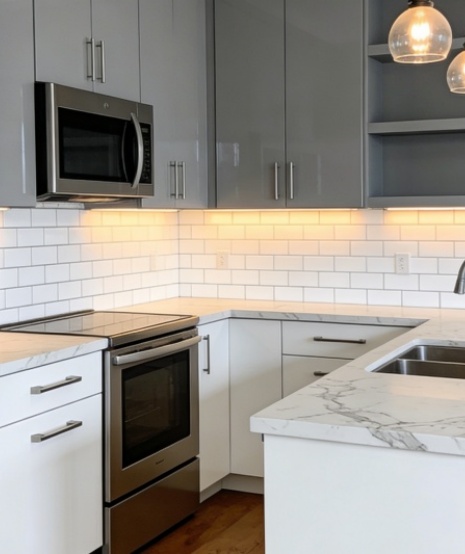 Tailored frameless cabinetry for kitchens