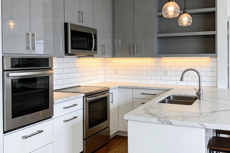 ¿Los gabinetes deben ser brillantes o satinados?