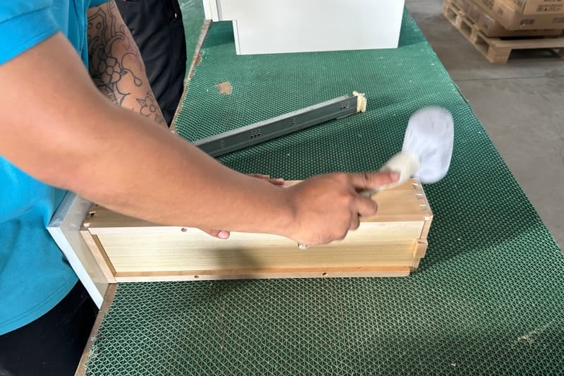 Sleek Smoky Gray Cabinet Features Sleek Smoky Gray Cabinet Features