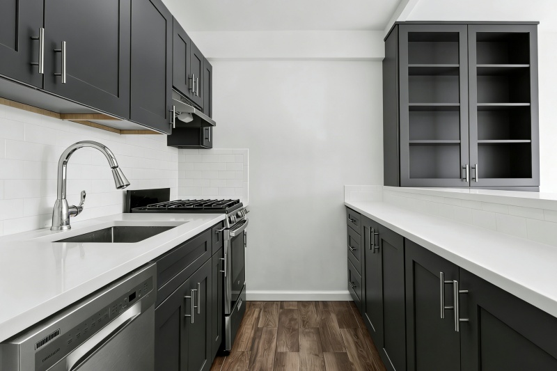 High-Quality Smoky Grey Kitchen Cabinetry High-Quality Smoky Grey Kitchen Cabinetry