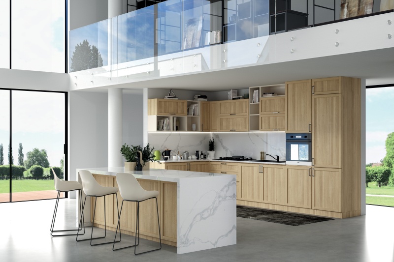 Grain patterns of Birch and Rubberwood