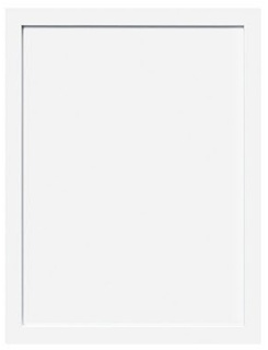 Timeless white slim shaker cabinets