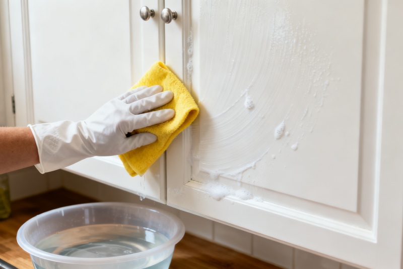 Functional slim design kitchen cabinets