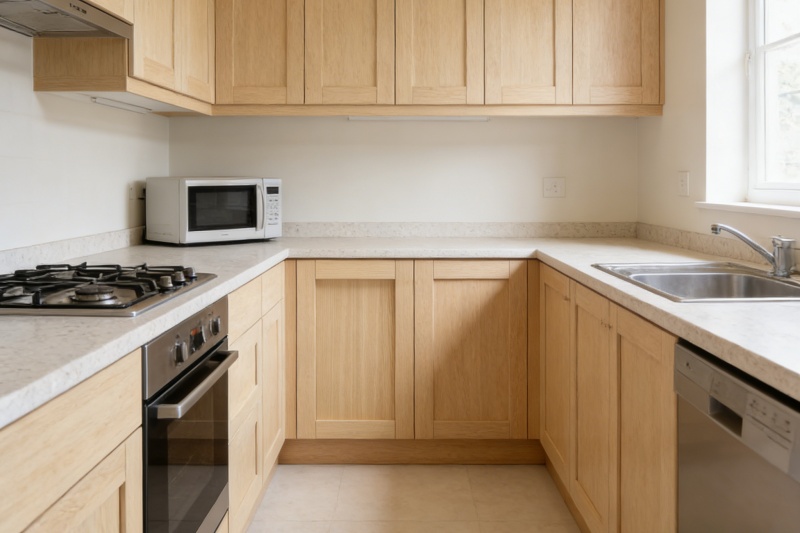 Melamine Veneer Kitchen Cabinets Design