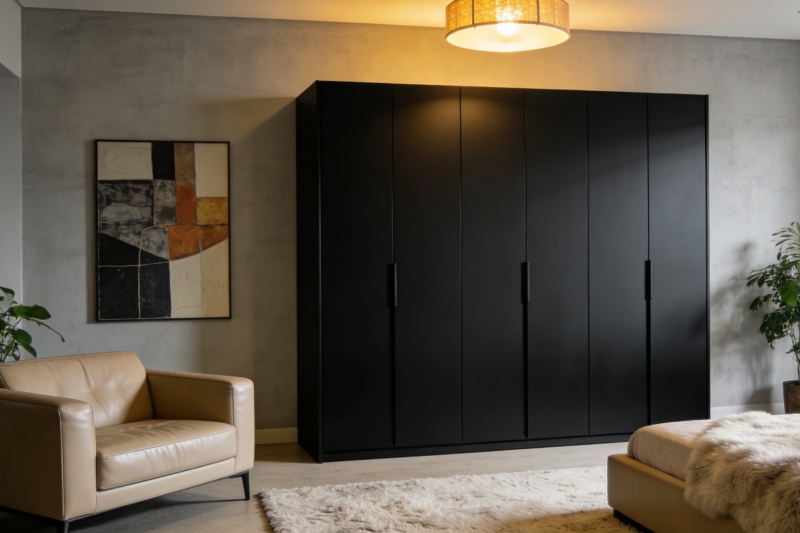 Designer Bedroom Wardrobe with Matte Finish