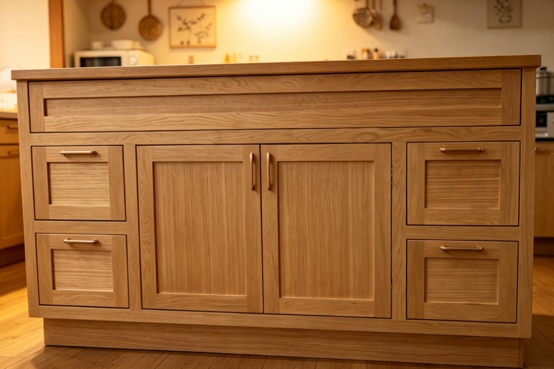 Contemporary light oak cabinetry ideas