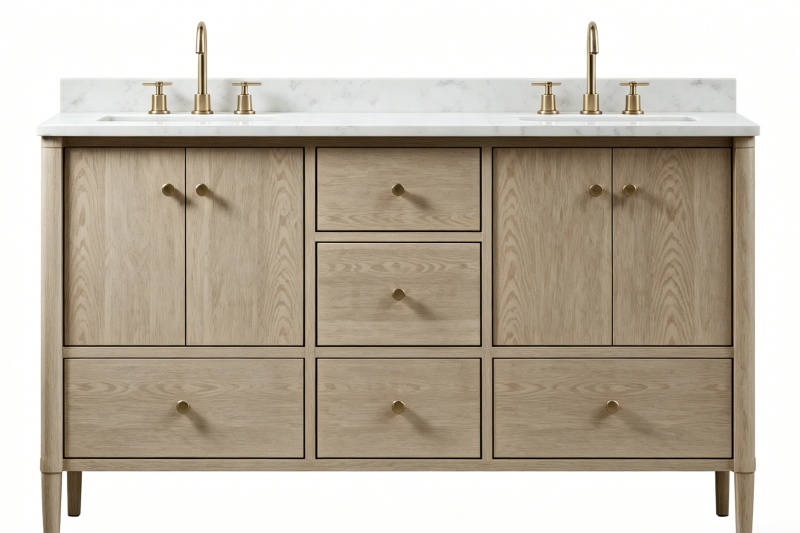 Bathroom vanity with ample storage