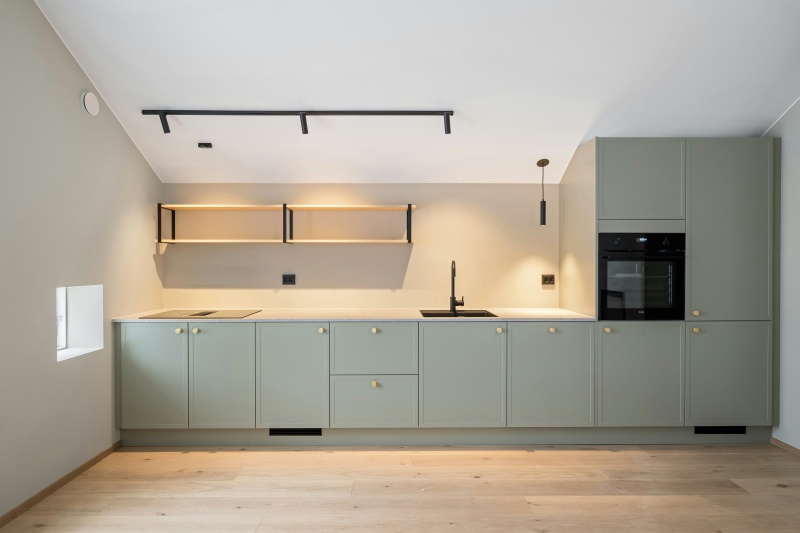 Minimalist cabinetry options for tiny kitchens
