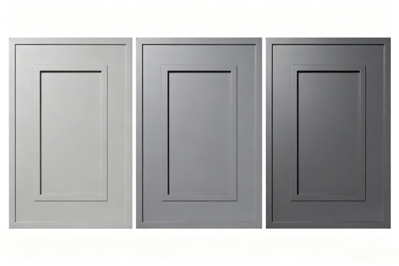 Modern grey kitchen cabinets supplier