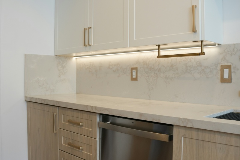 Painting cabinets with high-gloss finish