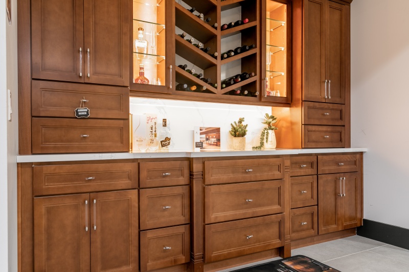 Modern Double Shaker Framed Cupboards