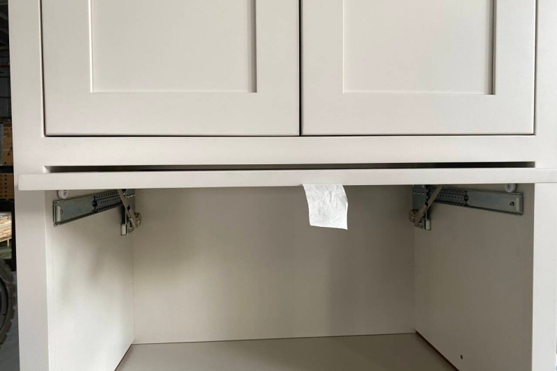 Pull-out inset cabinet design ideas