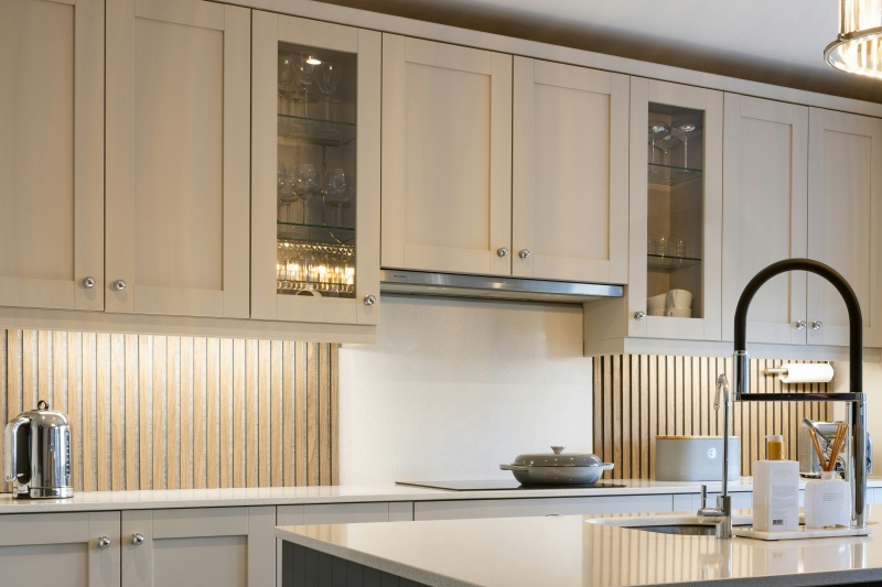 Kitchen storage solution with stylish design