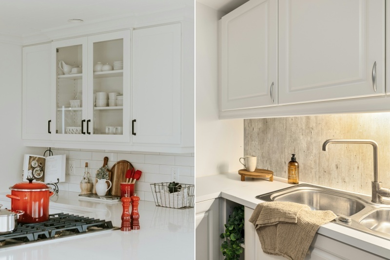 Kitchen storage solution with stylish design