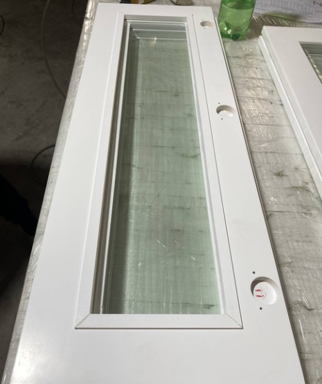 Elevate kitchen decor with glass door storage