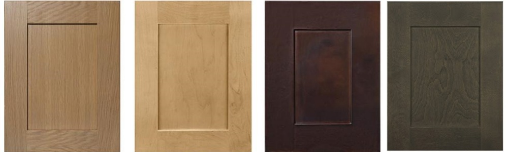 Modern minimalist maple wood cabinets