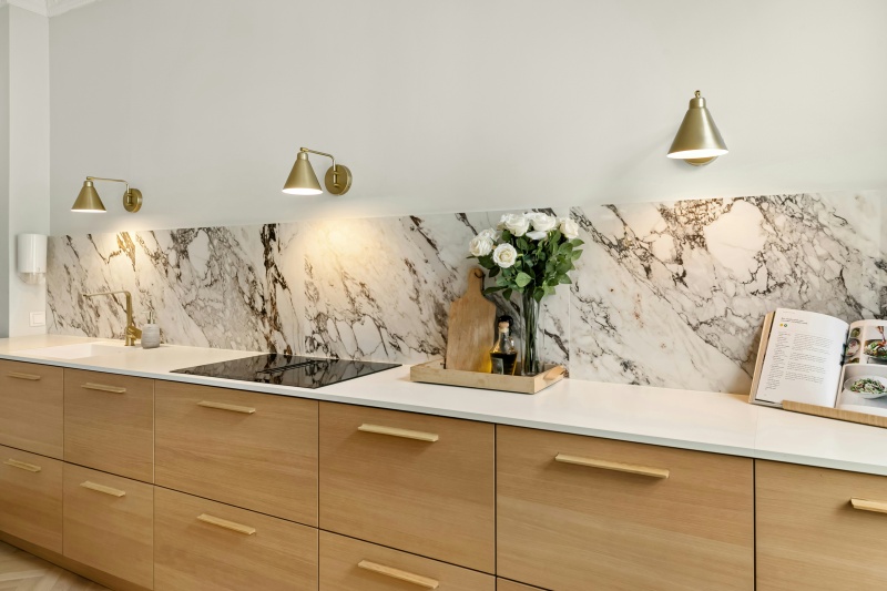 Customized wood cabinetry for kitchens