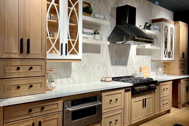 Home assembly oak cabinet kits