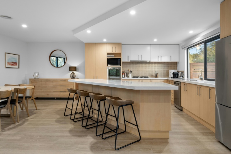 Quality natural wood kitchen storage