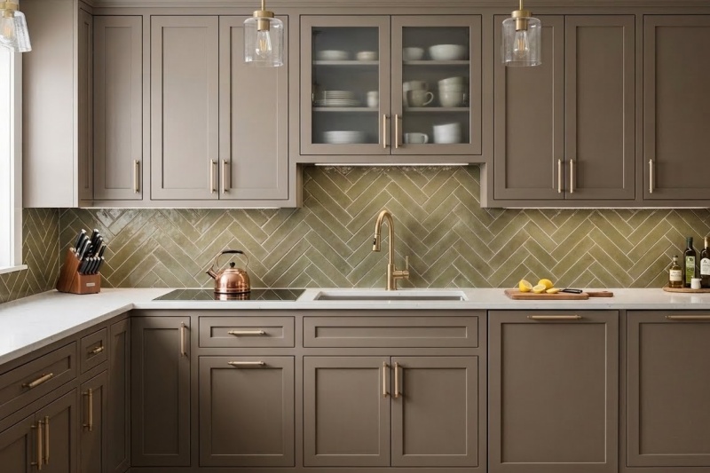 Warm wooden decorative handles for cabinets