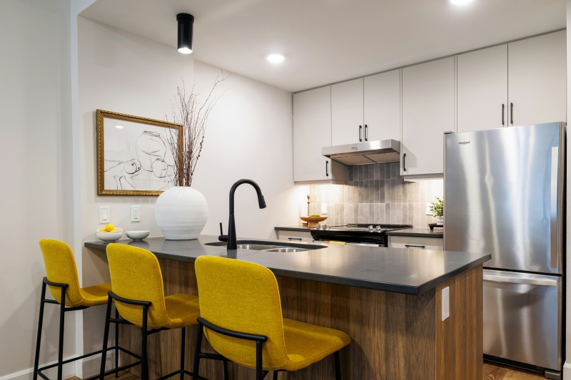 Custom particle board cabinet design options