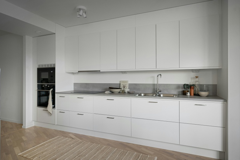 Modern matte finish cabinets for kitchen