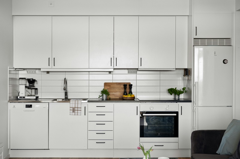 Elegant matte finish MDF cupboards
