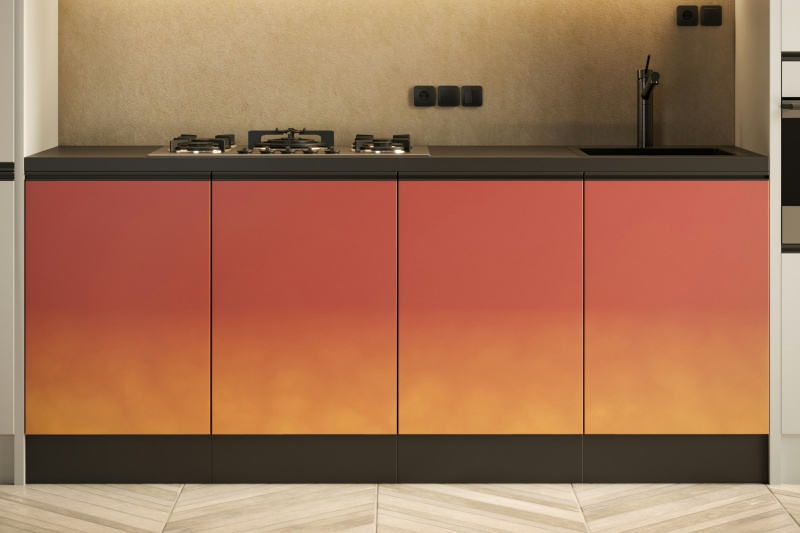 Enhancing flat-panel cabinets appearance