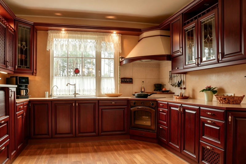 Premium solid wood kitchen cupboards