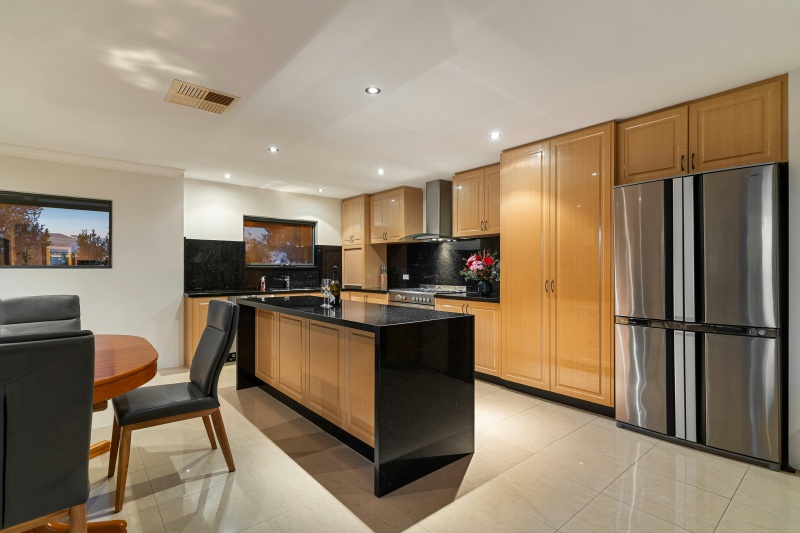 Elegant pre-built solid wood cupboards