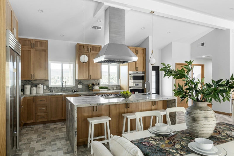 Exquisite project-ready solid wood cupboards