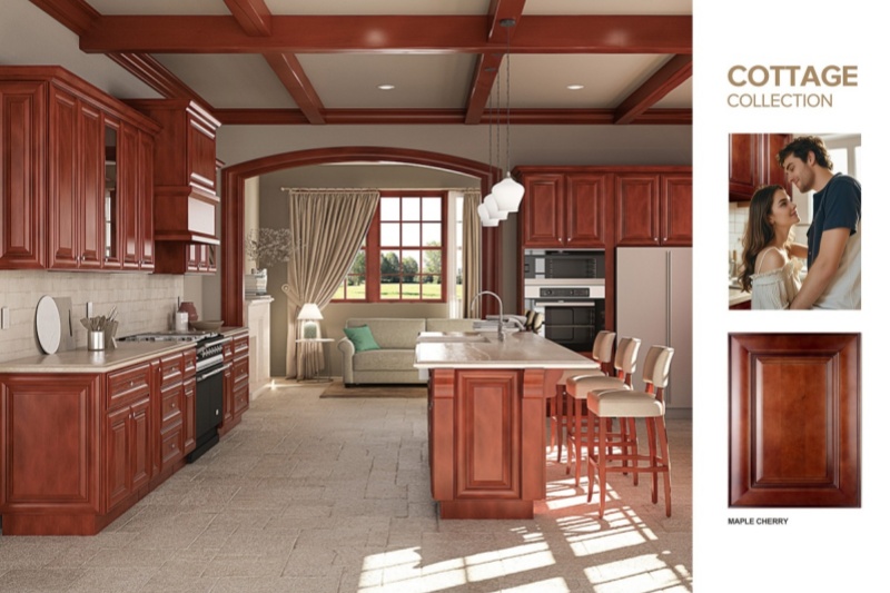 Avoiding overly bold cabinet colors