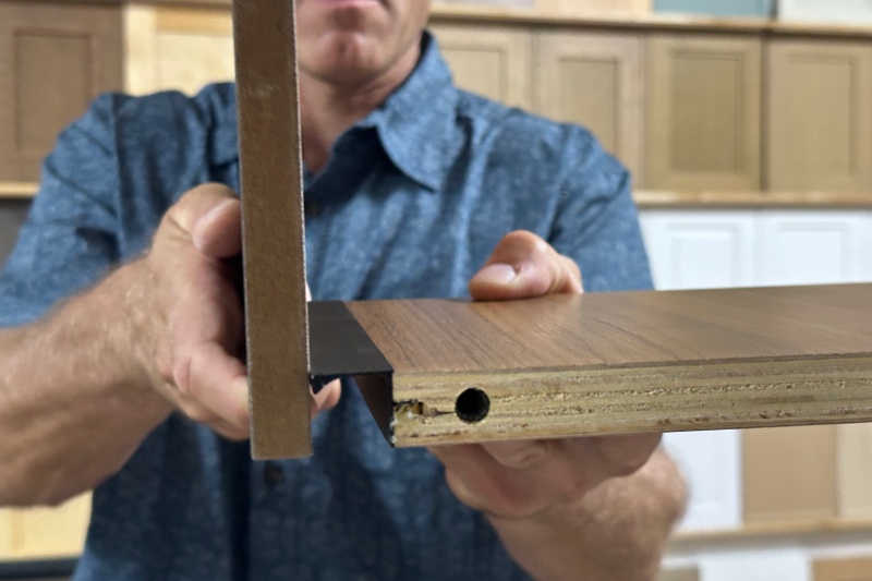 Modern minimalist hardware for cabinets