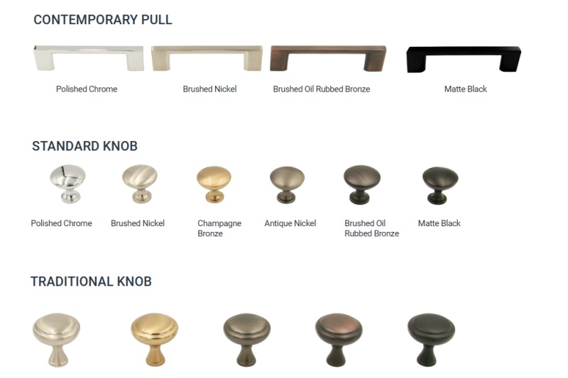 Functional tab pull hardware for cabinets