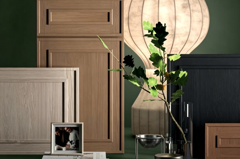Customizable Oak Wood Cabinetry Solutions