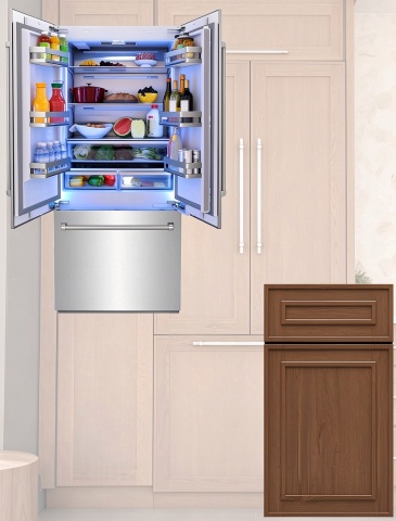 Hidden appliance storage cabinet ideas